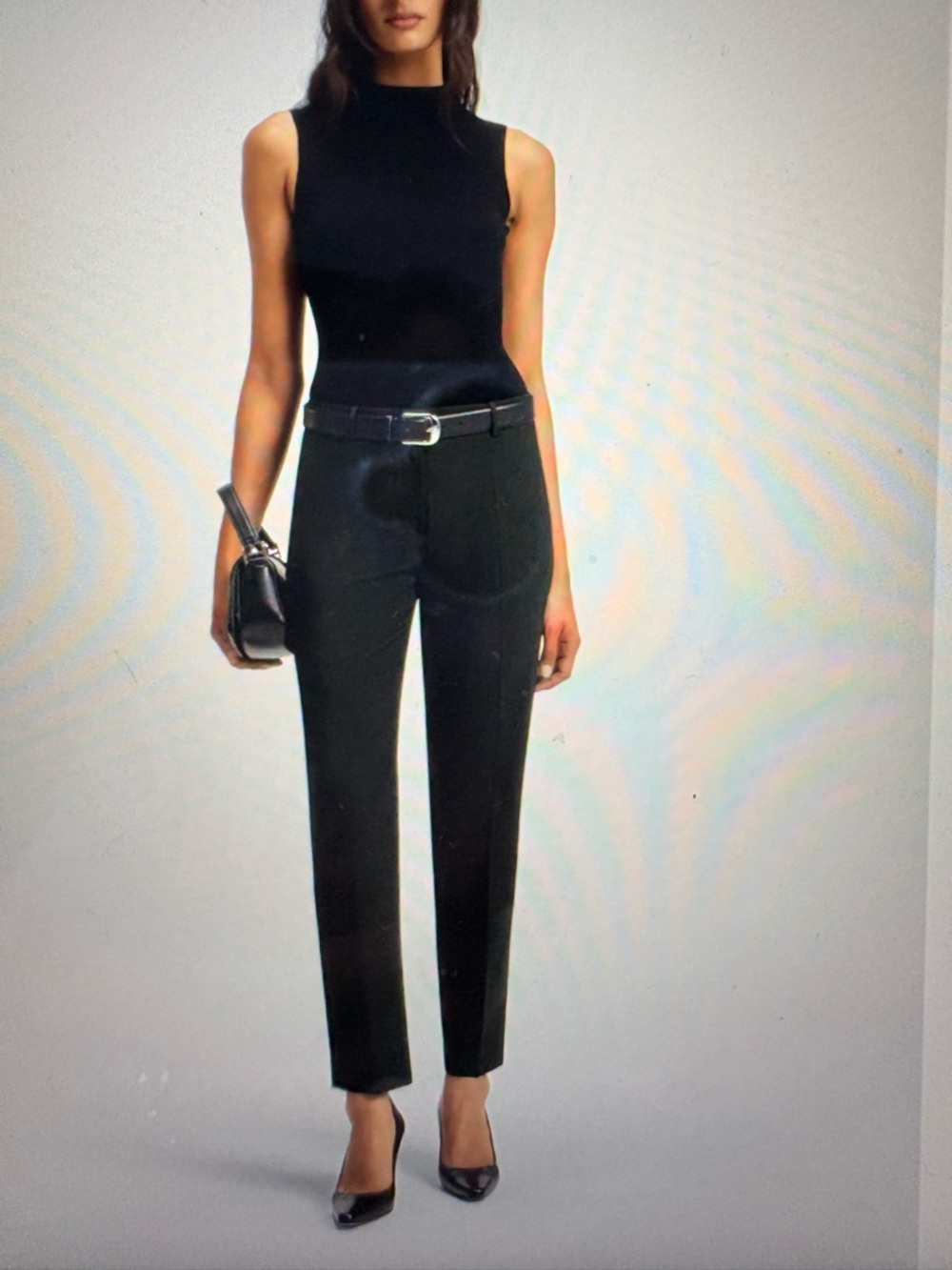 BOSS Regular fit, straight-leg, tailored trousers.
Italian virgin wool